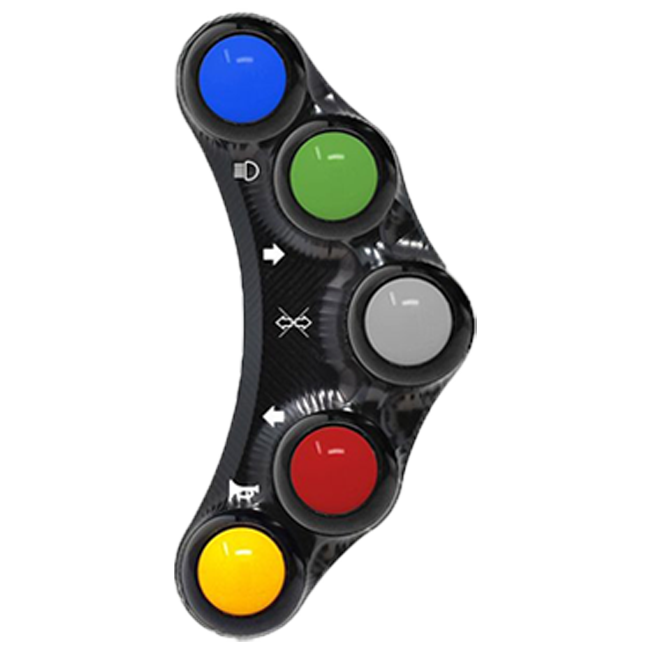 Interruptor de manillar izquierdo Street JetPrime BMW S1000RR K46 (15-18) JP PLS 008 