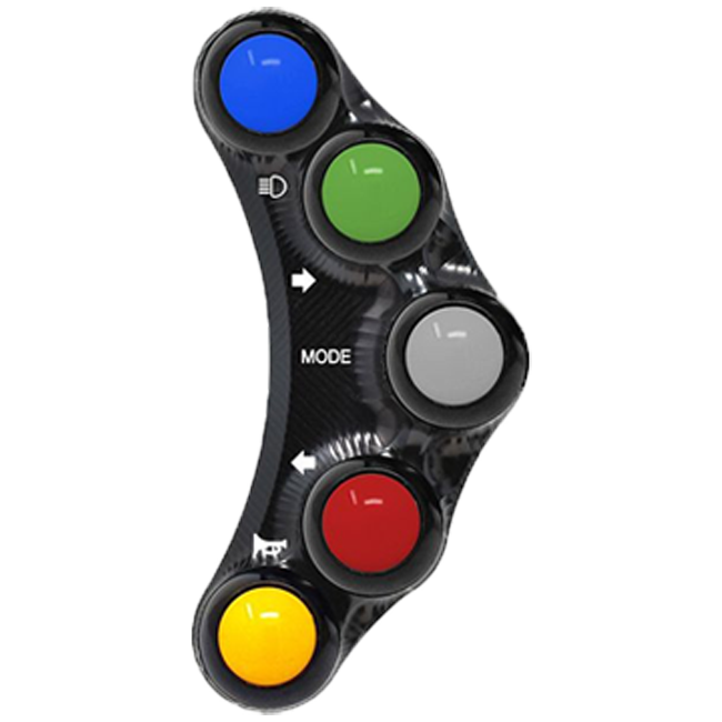 Interruptor de manillar izquierdo Street JetPrime Yamaha YZF-R6 RJ27 (17-25) JP PLS 013 