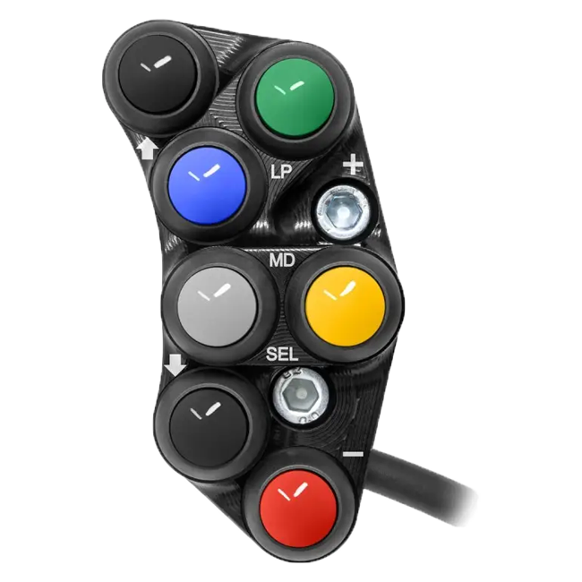 Interruptor de manillar Race izquierdo JetPrime Ducati Panigale V4/S/R (18-24) JP PSR DU020 