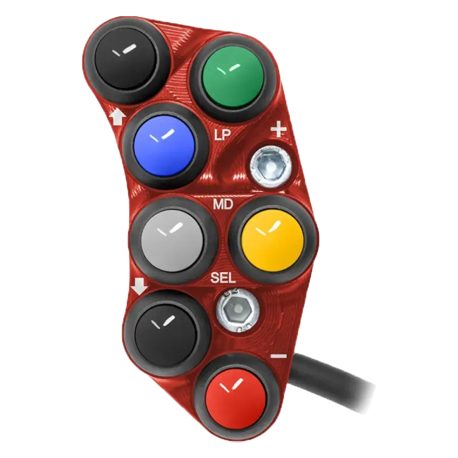 Interruptor de manillar Race izquierdo JetPrime Ducati Panigale V4/S/R (18-24) JP PSR DU020 