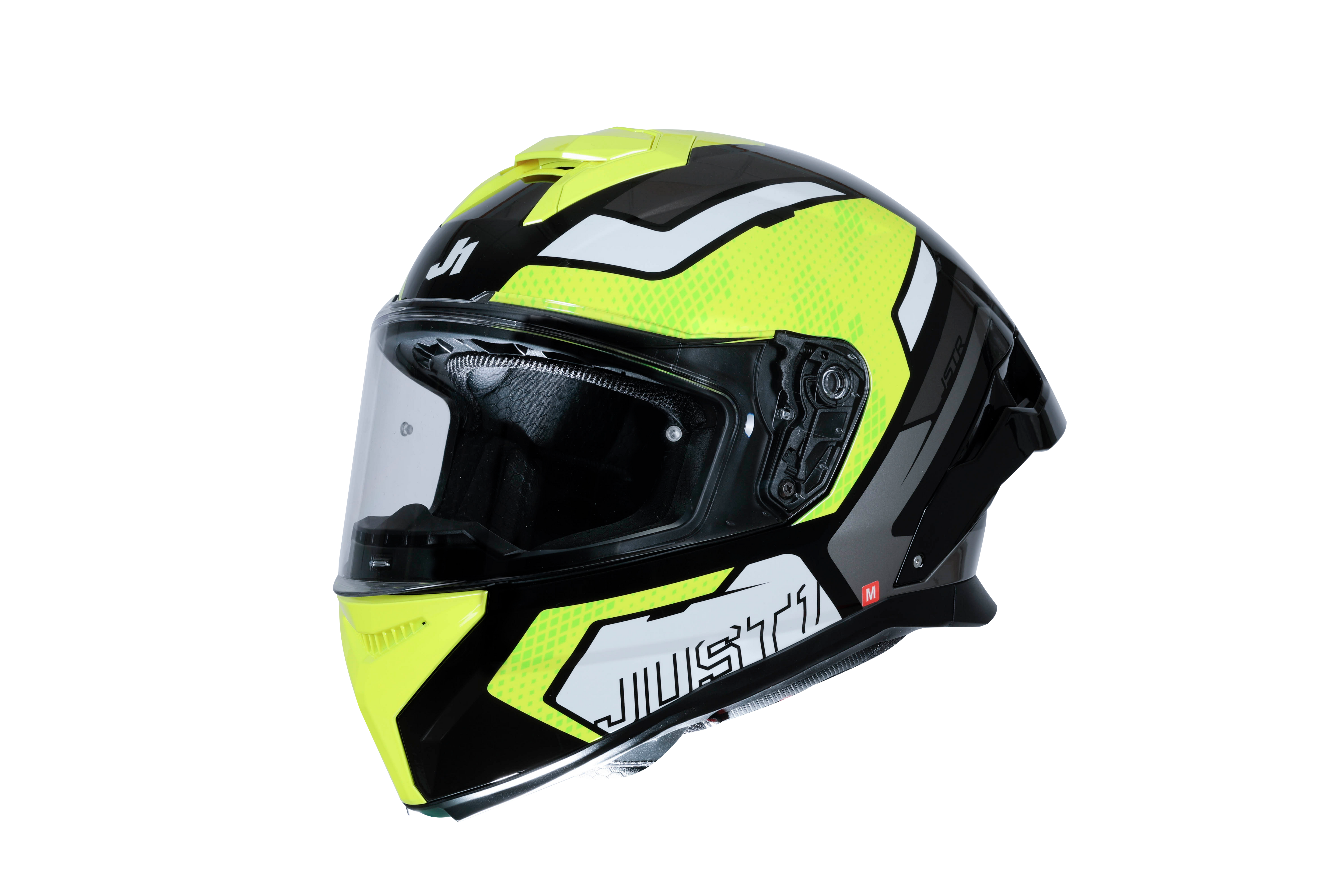 Just1 J-STR Casco Unión Neón Amarillo / Negro Brillante 6030390191001 