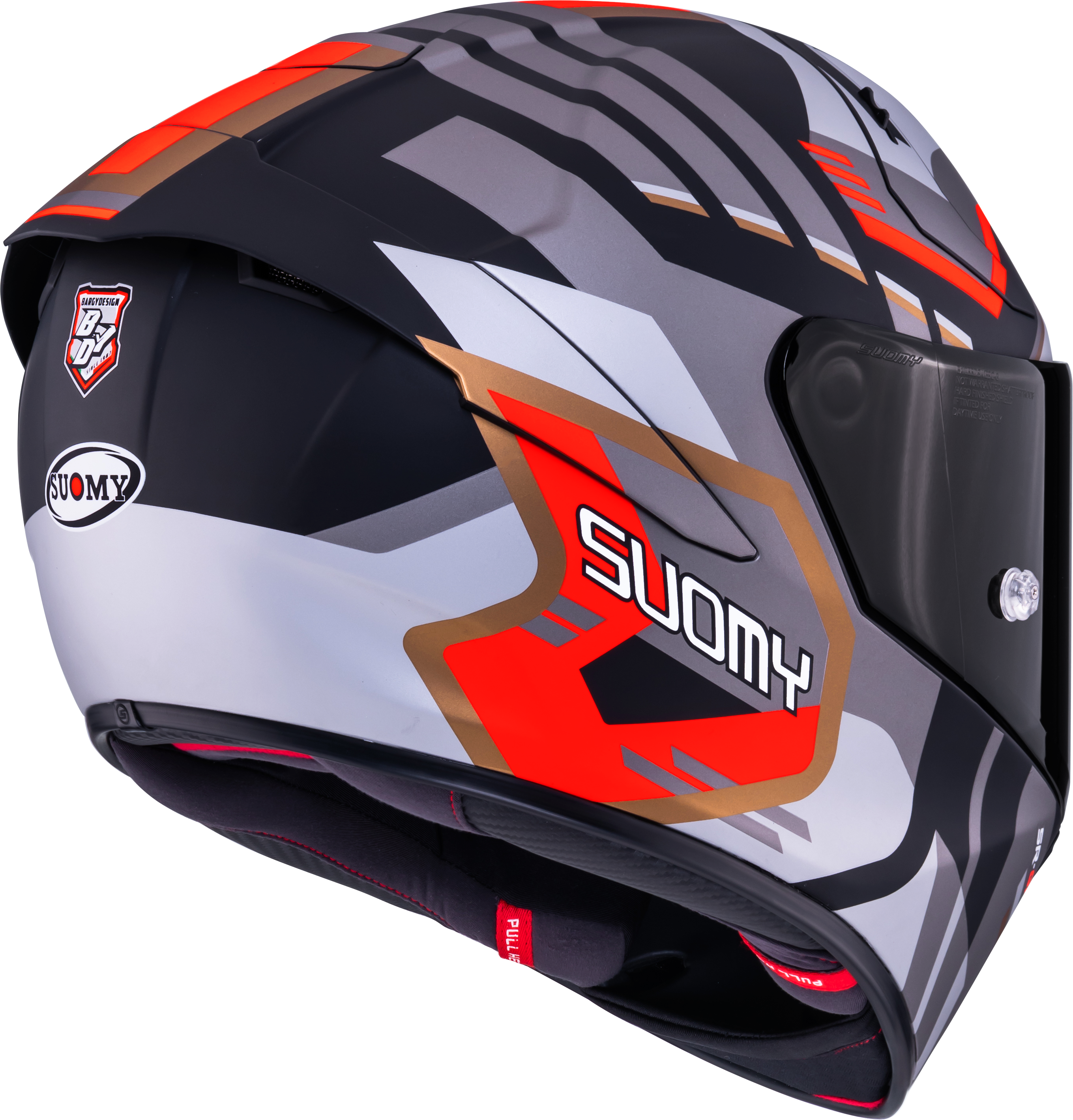 Suomy SR-GP Evo Casco Infrarrojo Mate Gris/Rojo/Negro K6S20025 