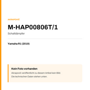 Akrapovic Schalldämpfer Yamaha R1 (19-19) M-HAP00806T/1 — Platzhalter, kein Herstellerfoto verfügbar