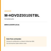 Akrapovic Schalldämpfer BMW S1000RR (18-18) M-HDVDZ00105TBL — Platzhalter, kein Herstellerfoto verfügbar