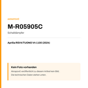 Akrapovic Schalldämpfer Aprilia RSV4 / TUONO V4 1100 (24-24) M-R05905C — Platzhalter, kein Herstellerfoto verfügbar