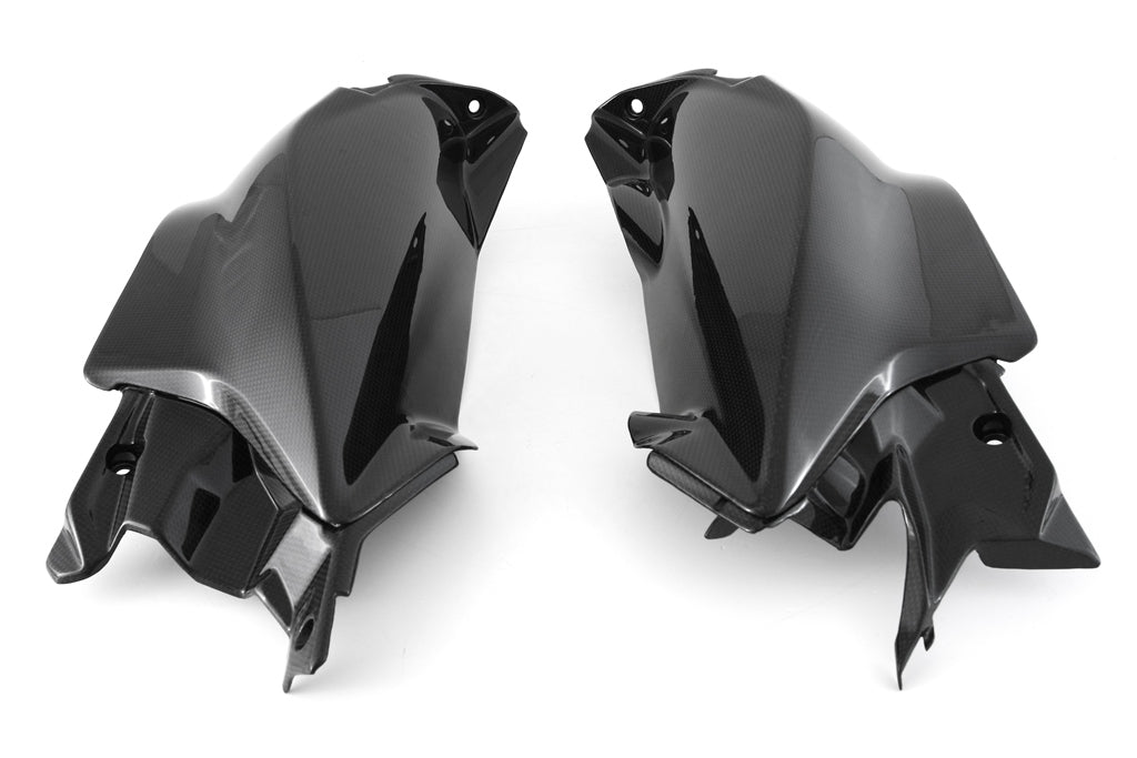 Componentes internos de la cubierta lateral de carbono Fullsix Ducati Panigale V4/S (2025) 