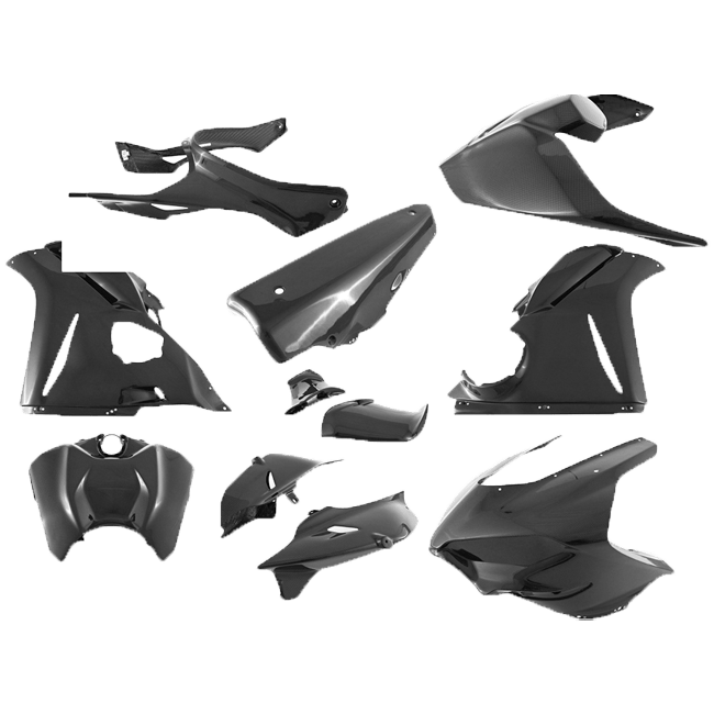 Juego completo de carenado 200 Plain Carbon Fullsix Ducati Panigale V4/S (2025) 