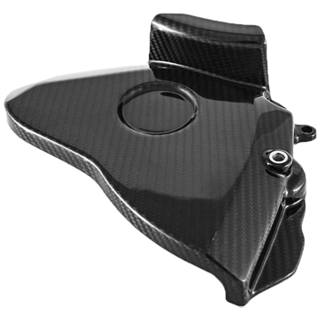 Cubierta de piñón de carbono Fullsix para Yamaha YZF-R1/M RN32, RN49 y RN65 (15-25) 