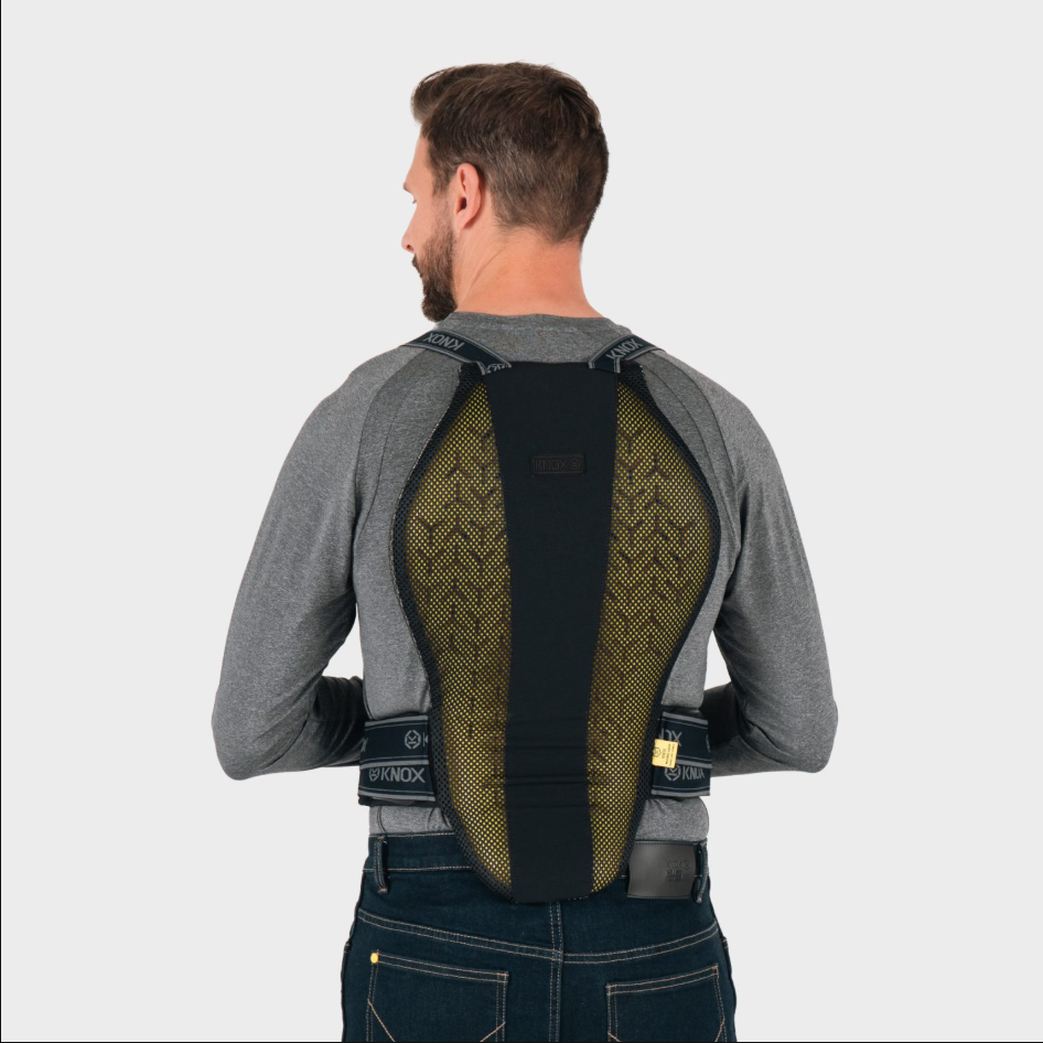 Knox Micro-Lock Air MK2 Protector de espalda | Unisex | Negro | KNXAMLAirV2Back 