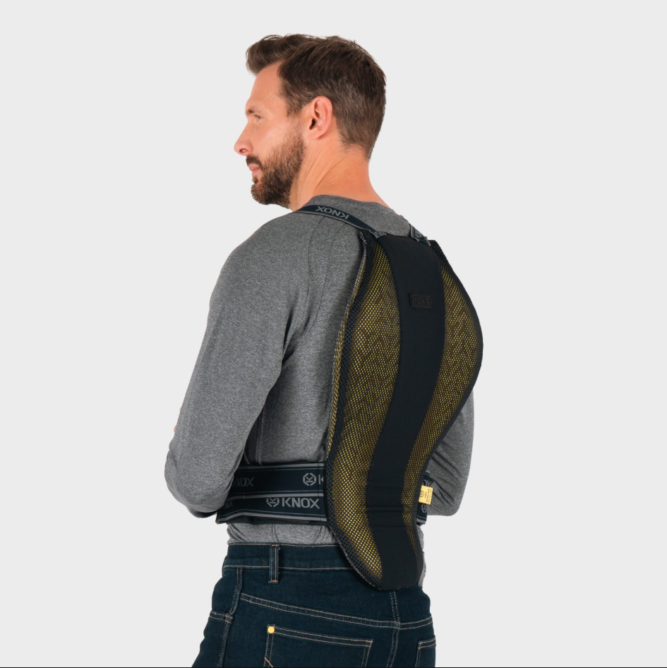 Knox Micro-Lock Air MK2 Protector de espalda | Unisex | Negro | KNXAMLAirV2Back 