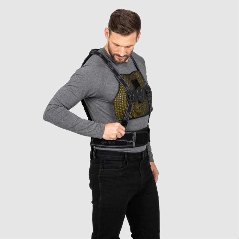 Knox Micro-Lock Brustprotektor | Herren | Schwarz | 1014729044180