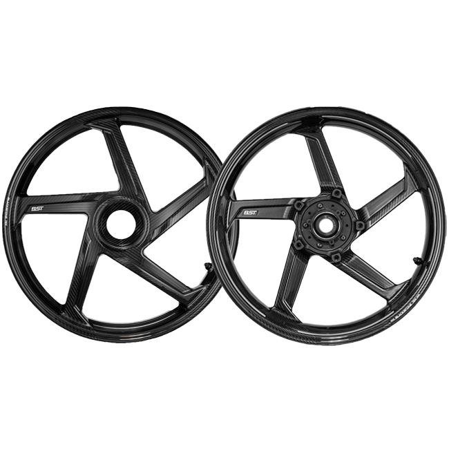 BST STAR TEK Carbon Llantas Juego Ducati Panigale V4/S/R (18-24) 