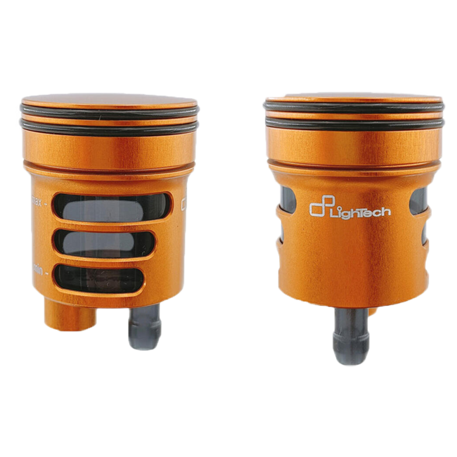 Depósito de aceite de freno y embrague LighTech 16 cm³ – Aluminio CNC, colorido | Depósito universal para motocicletas 