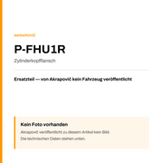 Akrapovic Zylinderkopfflansch P-FHU1R — Platzhalter, kein Herstellerfoto verfügbar