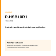 Akrapovic Hitzeschild P-HSB10R1 — Platzhalter, kein Herstellerfoto verfügbar