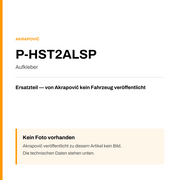 Akrapovic Aufkleber P-HST2ALSP — Platzhalter, kein Herstellerfoto verfügbar