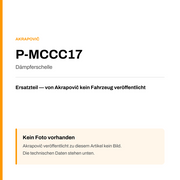 Akrapovic Dämpferschelle P-MCCC17 — Platzhalter, kein Herstellerfoto verfügbar