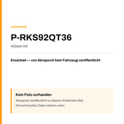Akrapovic Hülsen-Kit P-RKS92QT36 — Platzhalter, kein Herstellerfoto verfügbar