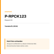 Akrapovic Repack-Kit Yamaha R1 (16-16) P-RPCK123 — Platzhalter, kein Herstellerfoto verfügbar