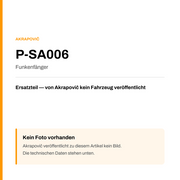 Akrapovic Funkenfänger P-SA006 — Platzhalter, kein Herstellerfoto verfügbar