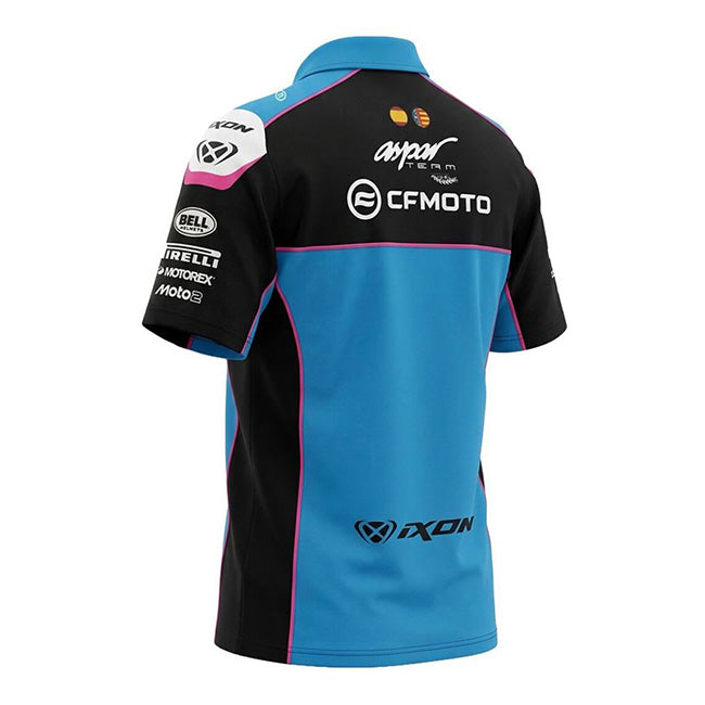 Poloshirt réplica 2026 de la CFMOTO Aspar Racing Ángel-Nieto-Team IXON 