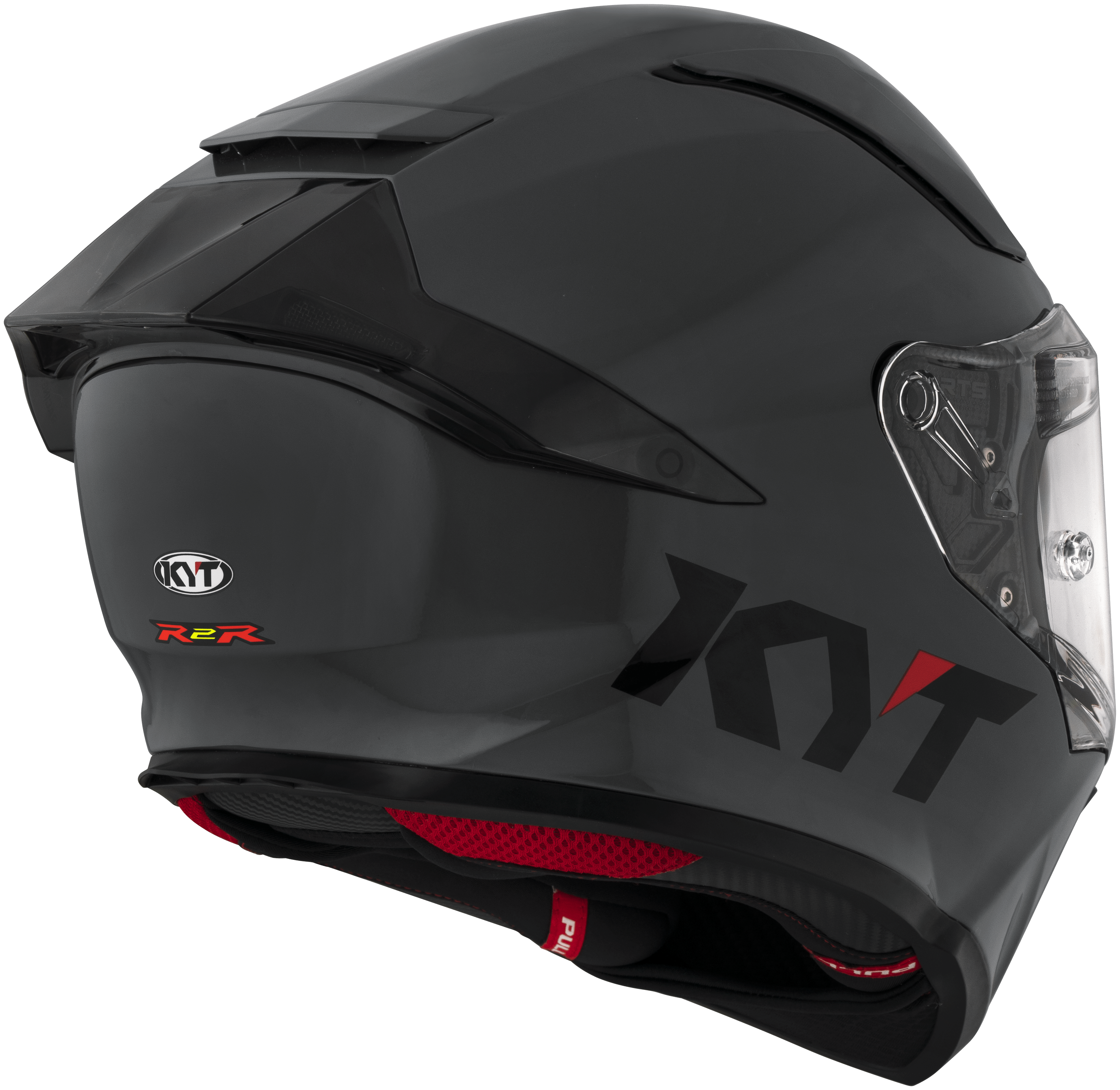 KYT R2R Casco Plano Gris Y6R200W1 