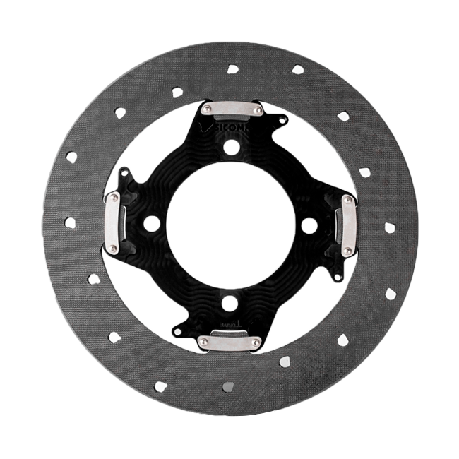 Kit SICOM Carbon-Cerámica de rueda trasera-Discos de freno T-Drive 245x6mm para Ducati Panigale V4/S/R (18-24) 