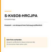 Akrapovic Komplettanlage S-K4SO8-HRCJPA — Platzhalter, kein Herstellerfoto verfügbar