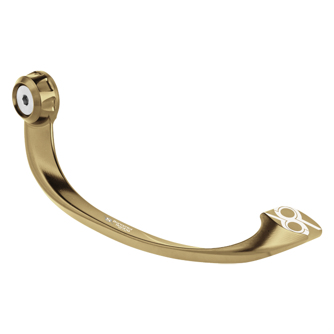 Guardia de palanca de freno de aluminio EVO – Protección de palanca de freno para manillar OE Kawasaki Ninja 400 (18-23) Bonamici Racing LPRR2 