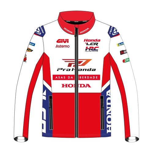 LCR Honda Racing Team Sudadera con cremallera completa tipo zip réplica 2026 para hombre IXON 