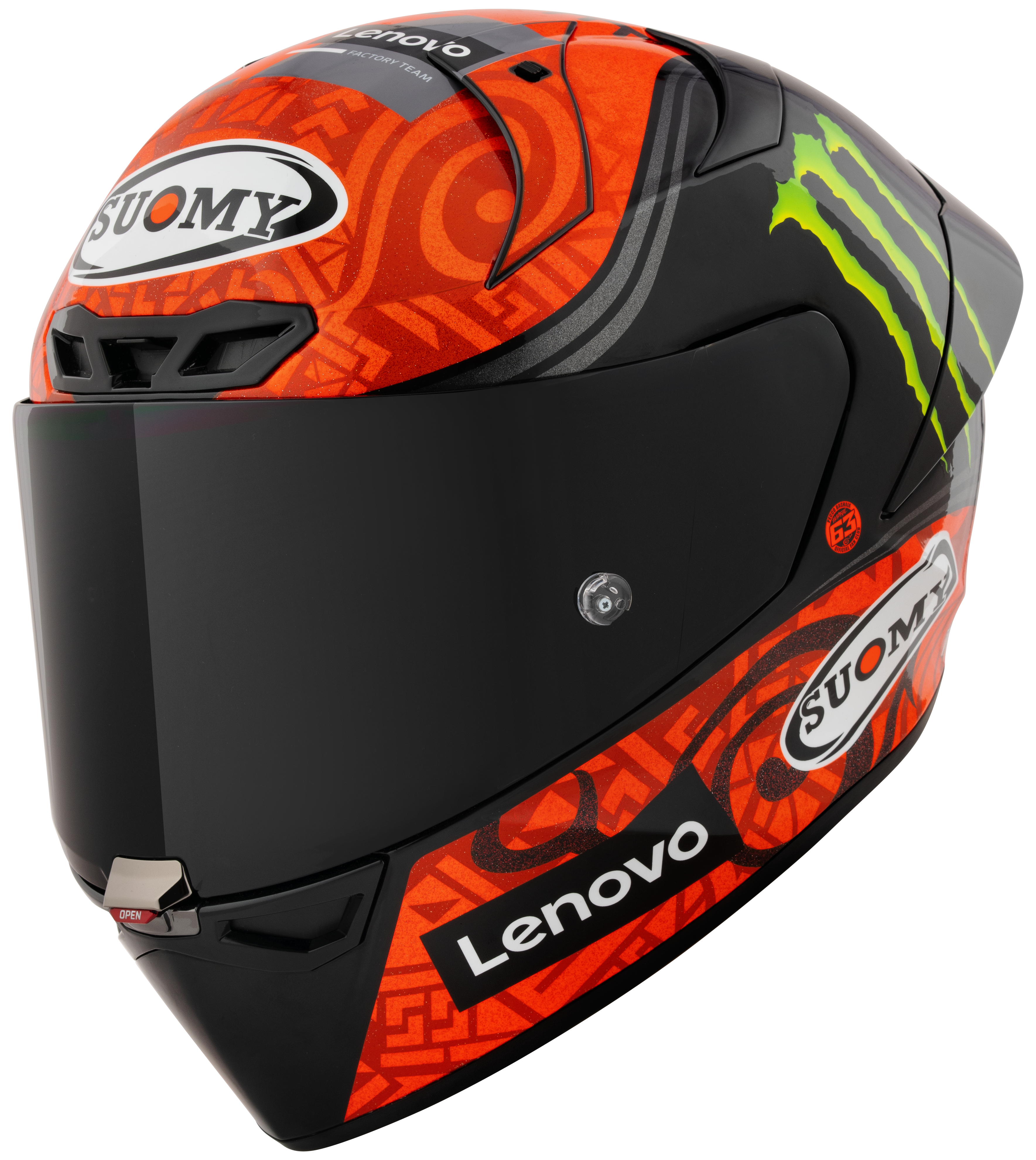 Suomy S1-XR GP Casco Francesco Pecco Bagnaia Monster Replica 2023 K6SX0001 