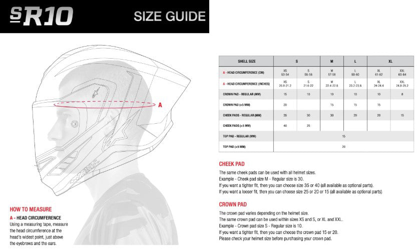 Alpinestars Supertech R10 Solid Casco Blanco Brillante 8200124-2170 