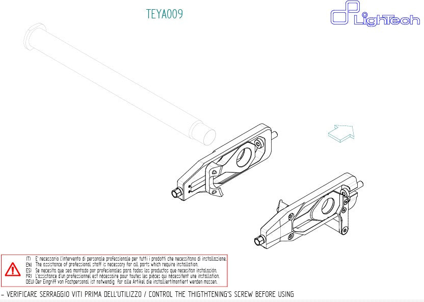 Tensor de cadena Track-Use LighTech Yamaha YZF-R1/M RN65 (20-25) TEYA009 
