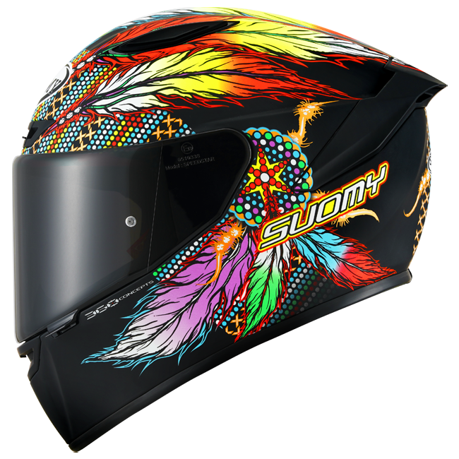 Suomy Track-1 Casco Chieftain Negro Mate K6T10014 