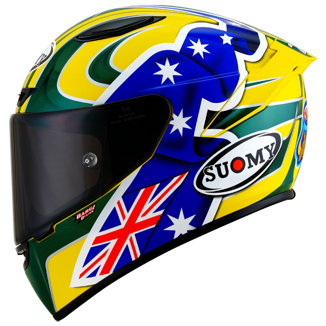 Suomy Track-1 Casco Troy Bayliss Réplica 2005 K6T10017 