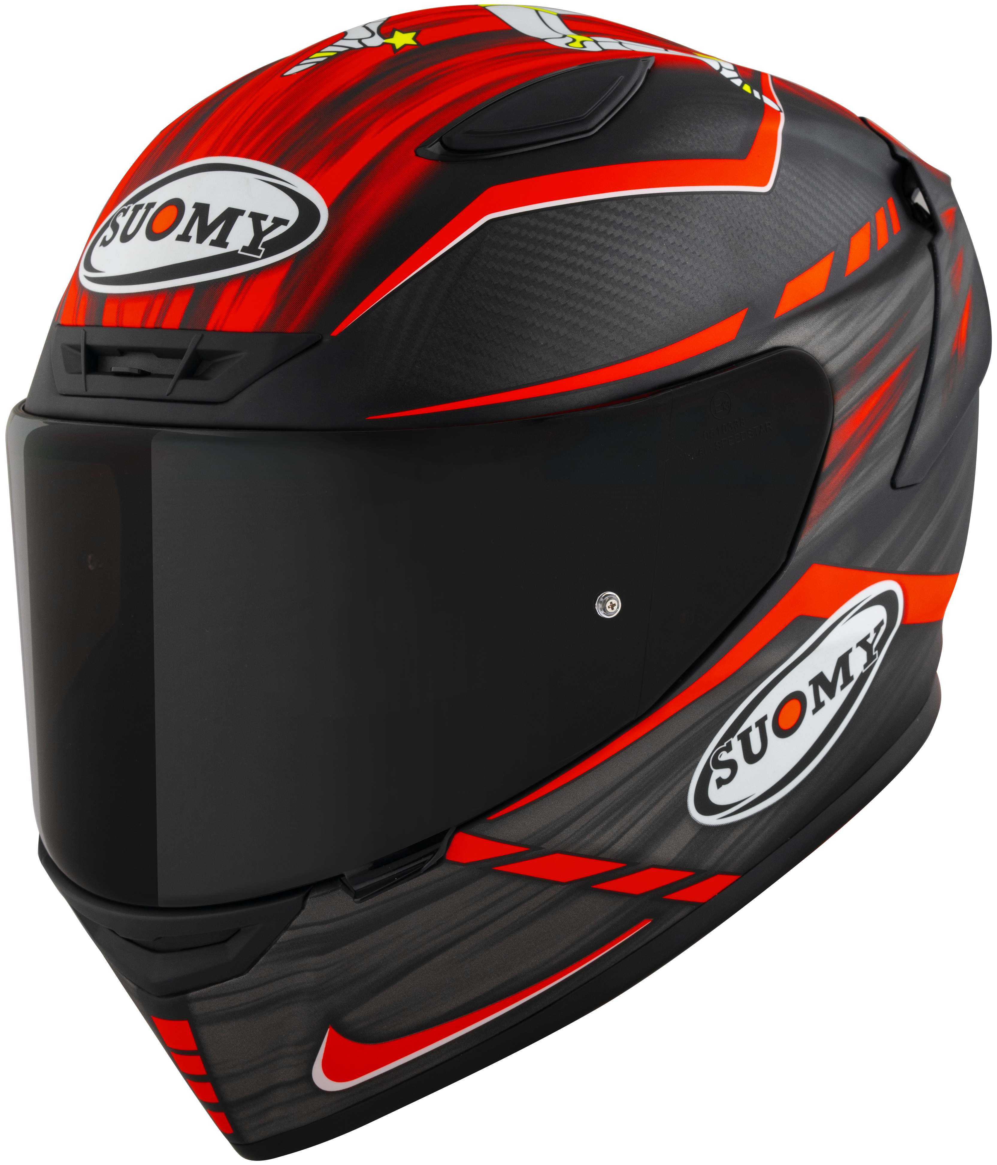 Suomy TX-Pro Casco de Carbono Johnson Replica Rojo Mate K6TX0010 