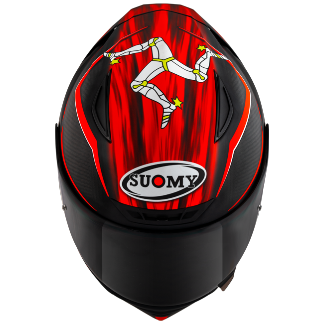 Suomy TX-Pro Casco de Carbono Johnson Replica Rojo Mate K6TX0010 