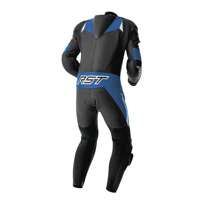 RST Tractech EVO D3O monoentero Mono de cuero – Mono de carreras perforado | para hombre | negro/azul | 103634 