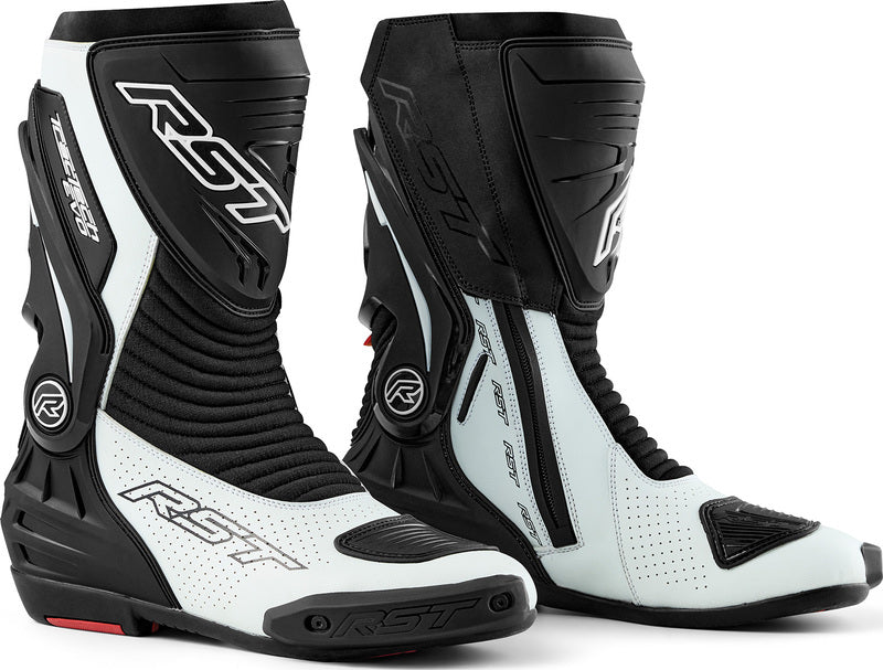 RST Tractech EVO D3O botas de moto | Hombre | Blanco/Negro | 103700 