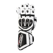 RST Tractech Evo 4 guantes de cuero para motocicleta | Hombre | Blanco | 102666 