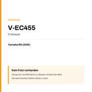 Akrapovic Endkappe Yamaha R9 (26-26) V-EC455 — Platzhalter, kein Herstellerfoto verfügbar