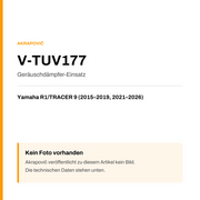 Akrapovic Geräuschdämpfer-Einsatz Yamaha R1 / TRACER 9 (15-26) V-TUV177 — Platzhalter, kein Herstellerfoto verfügbar