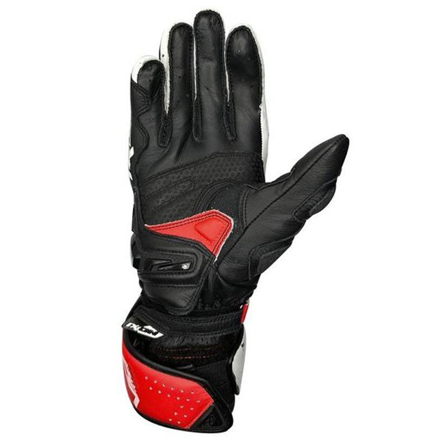 IXON Vortex GL guantes de cuero Racing | Hombre | Rojo/Negro 