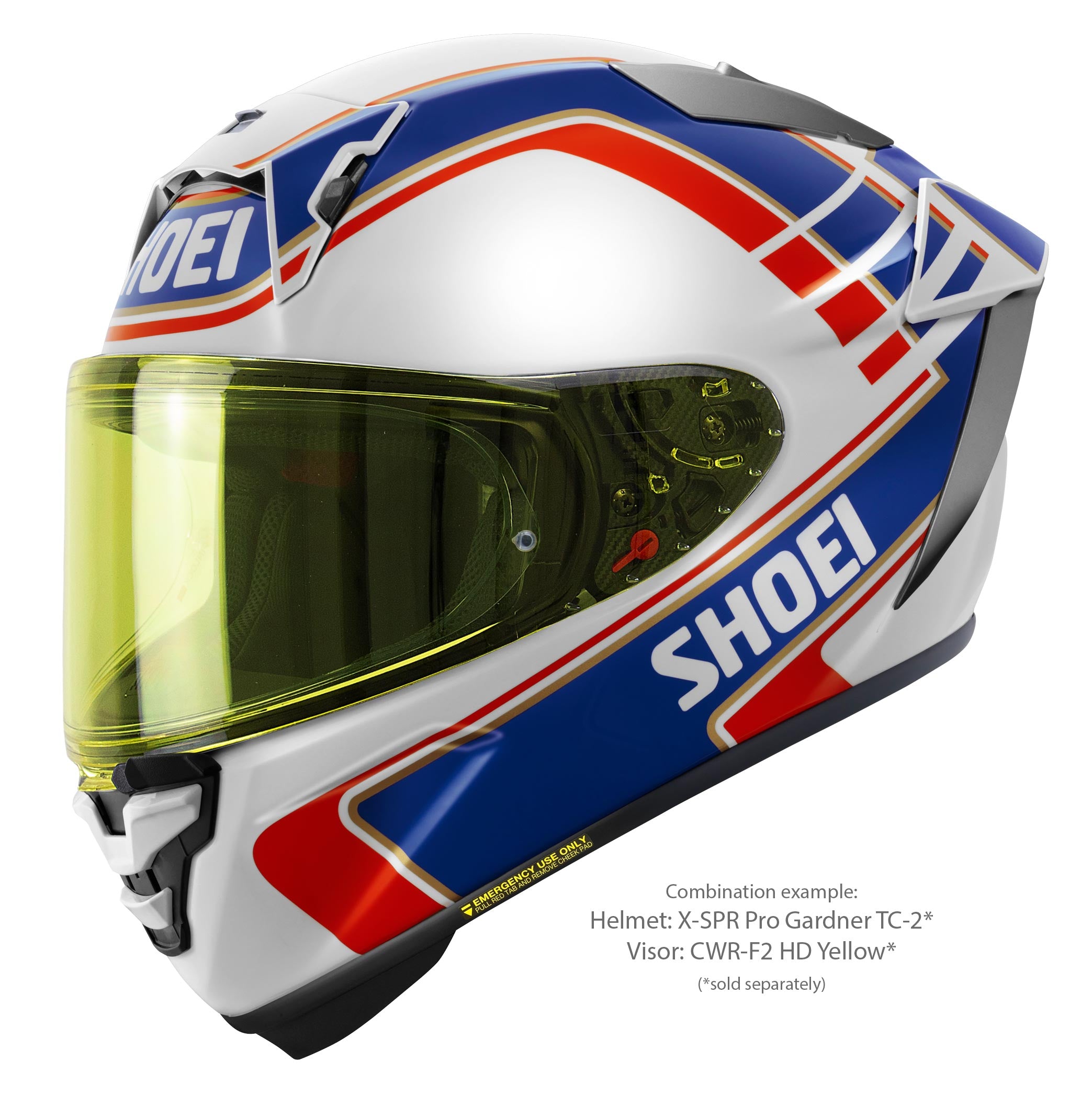Shoei X-SPR PRO Casco Réplica Wayne Gardner TC-2 