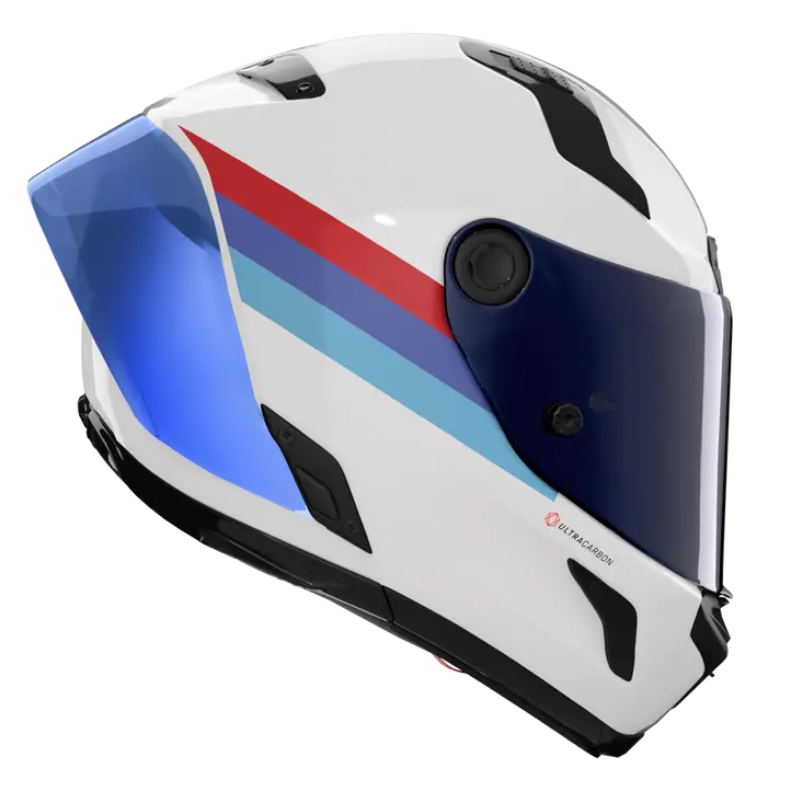 Casco Nolan X-804 RS Ultra Carbon Gemini Blanco/Azul/Rojo 365 