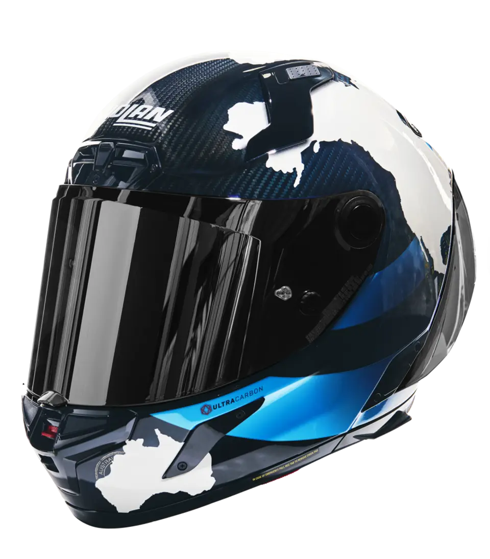 Nolan X-804 RS Casco Ultra Carbon Carlos Checa Réplica Edición Especial 30 Aniversario 355 