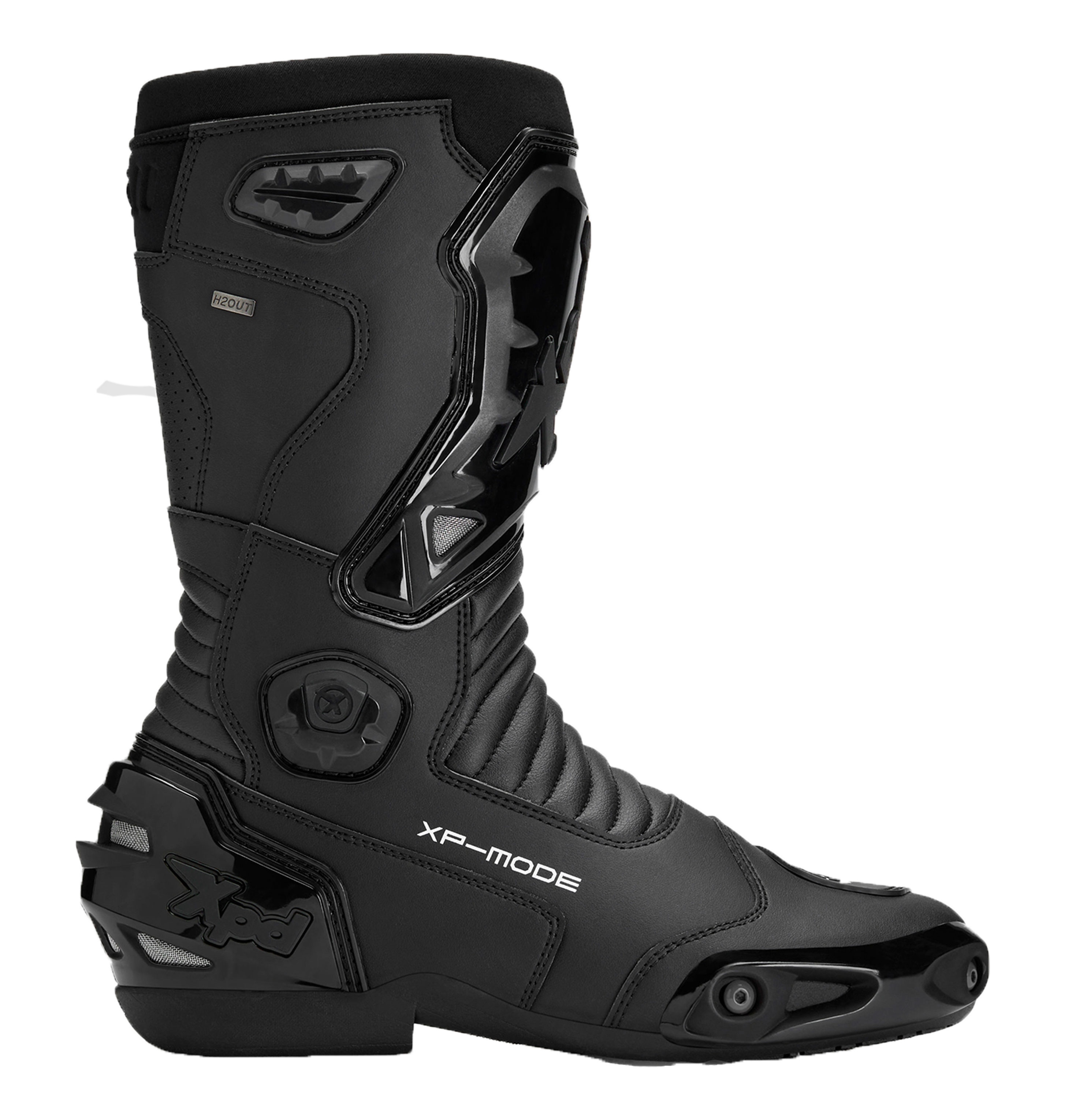 XPD XP-Mode botas de moto | Hombre | Negro 