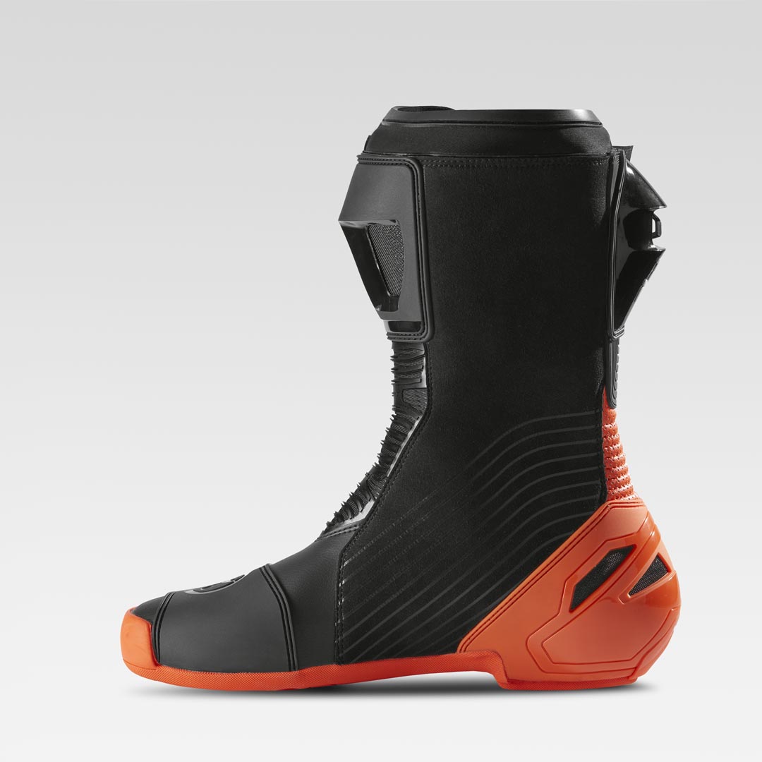 XPD XP9-R Botas de moto de carrera y calle | Hombre | Naranja/Negro 