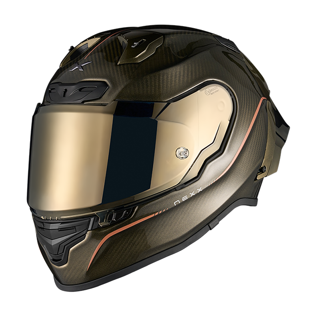 Casco Nexx X.R3R Hagibis Carbon Gold 01XR323374096 