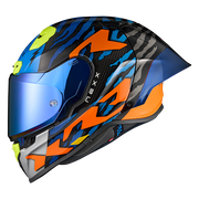 Casco Nexx X.R3R Ziger Carbon Naranja Azul 01XR323513169 